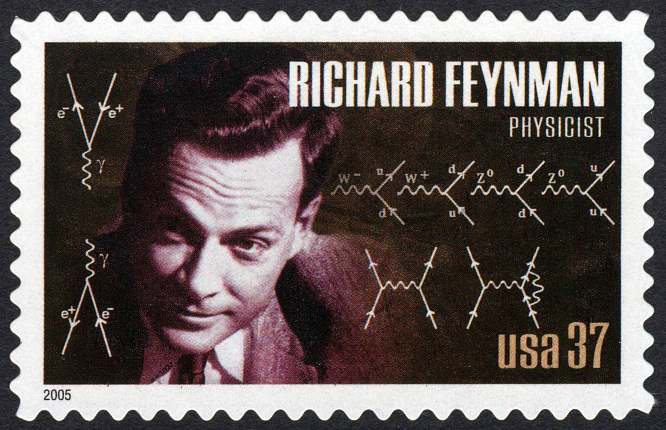 Timbre Richard Feynman de 37 cents