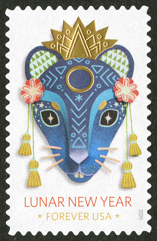 Year of the Rat Lunar New Year Forever stamp