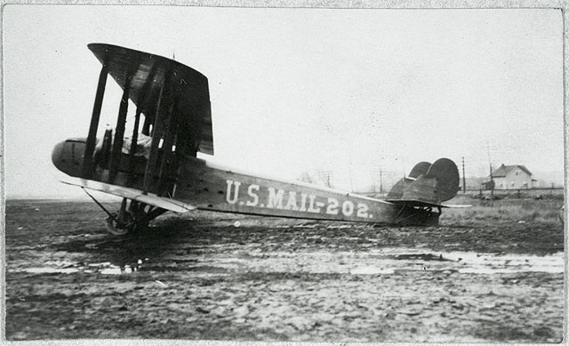 Photograph of MB-1 mail plane