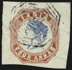 4-annas Victoria stamp
