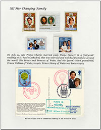 stamp album page