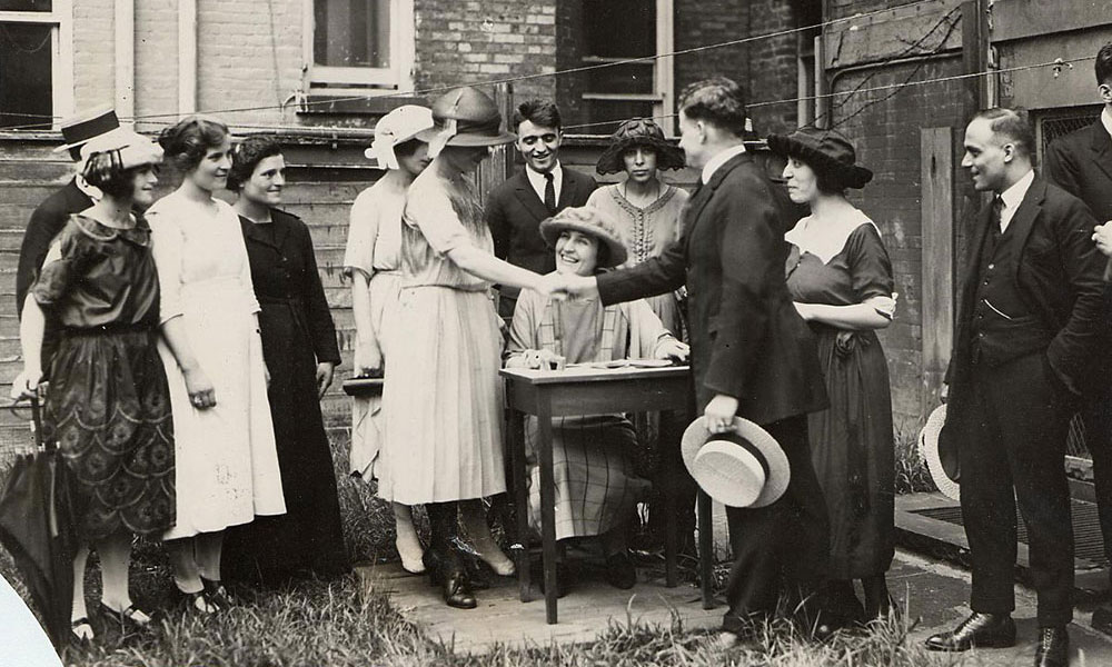 Go West, Young Woman!  National Postal Museum