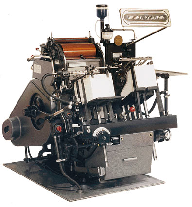 Heidelberg printing clearance machine