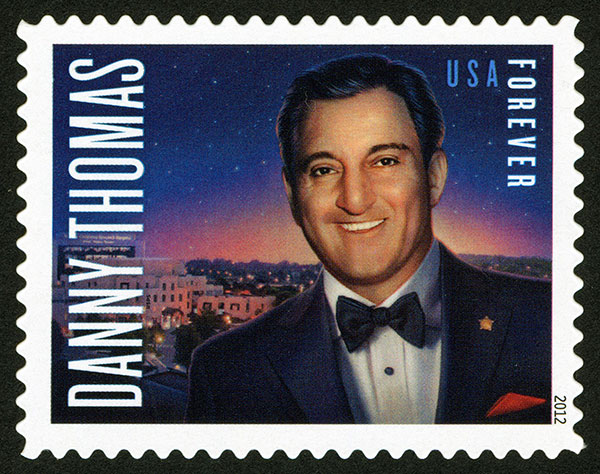 Commemorative stamp honoring St. Jude founder Danny Thomas