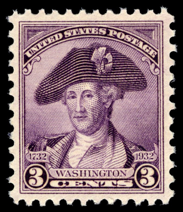 Bicentenaire de Washington : Timbre-poste de 3 cents