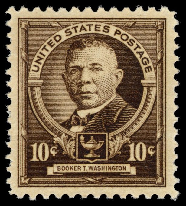 First African American on a Postage Stamp Booker T. Washington