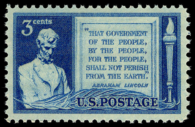 3-cent Gettysburg Address stamp