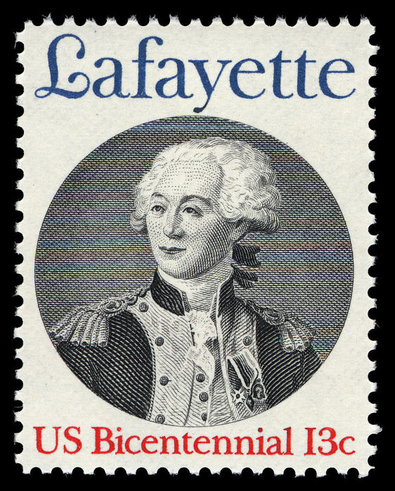 American Bicentennial Issue Lafayette National Postal Museum