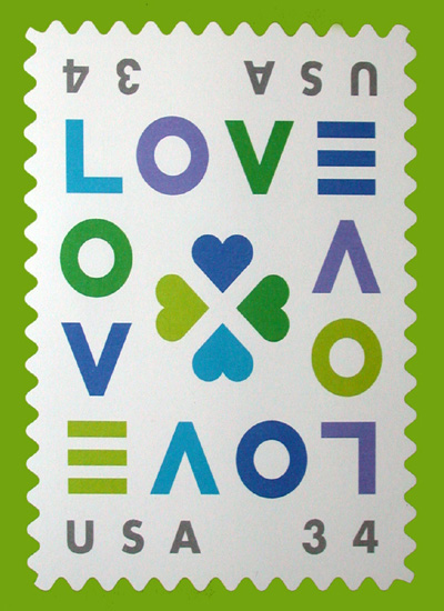 Michael Osborne's 2002 Love Stamp