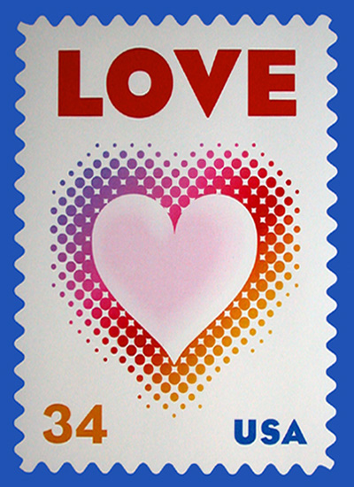 Michael Osborne's 2002 Love Stamp