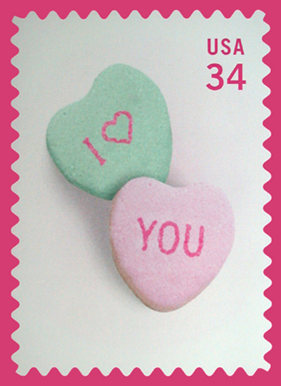 A 2002 Love stamp variation