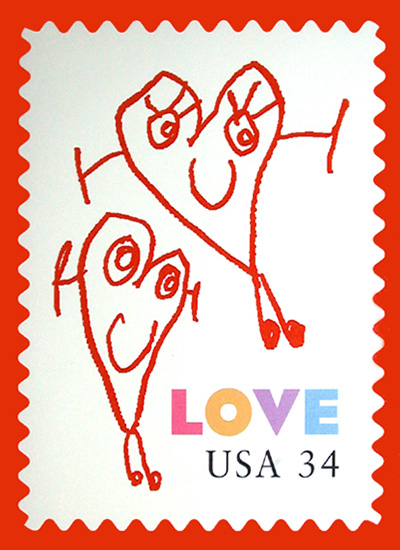 Michael Osborne's 2002 Love Stamp