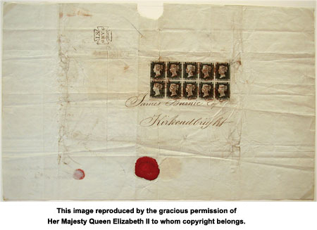 Penny Black: 'First' piece of mail sent using a stamp could fetch