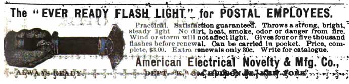 Ever Ready Flash Light advertisement