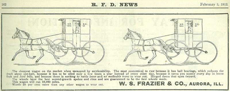 Frazier wagon advertisement