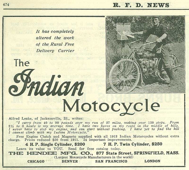 Indian Motorcycles advertisement