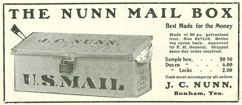 J.C. Nunn advertisement
