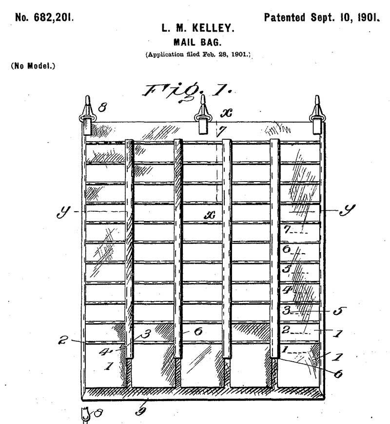 Kelley distribution bag patent