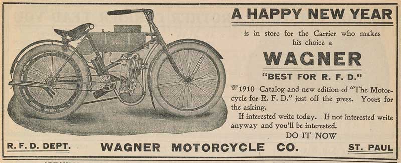 Wagner Motorcycle Company advertisement
