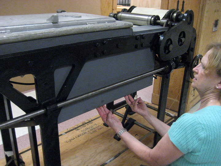 Assembling the printing press