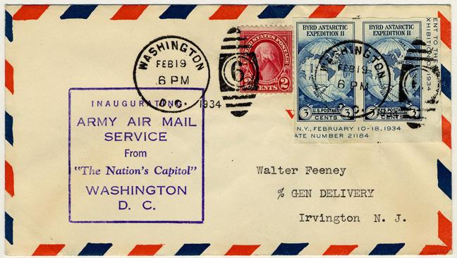 1934 Airmail Scandal Cover | National Postal Museum