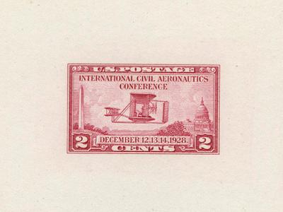 The 1928 International Civil Aeronautics Conference Stamps