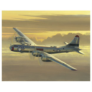 Painting of a B-29 Superfortress