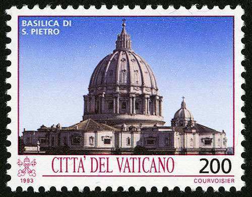 Basilica di S. Pietro, Citta' del Vaticano stamp
